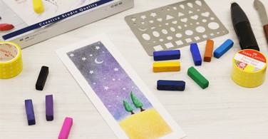 Tô màu với kỹ thuật Erasing bằng Sáp phấn-Soft Pastel Art